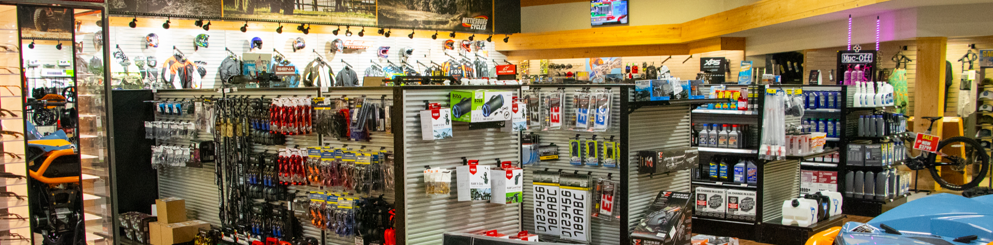 hattiesburg cycles accessories aisles